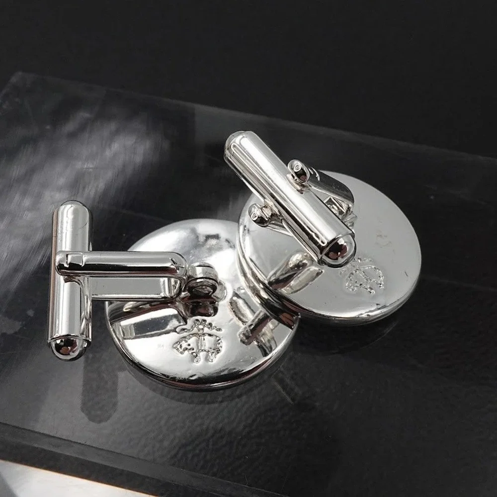 Brooks Brothers 1943 Mercury Dime Medallion Cufflinks Silver Tone Mens Jewelry